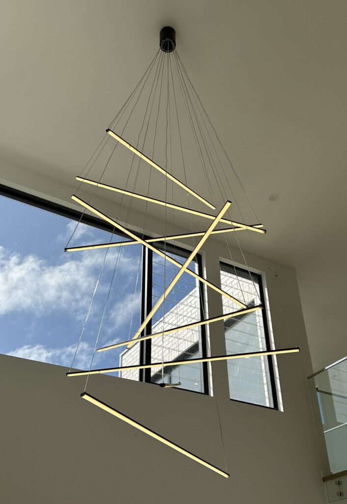 Home Complex lighting install electrician Hobart